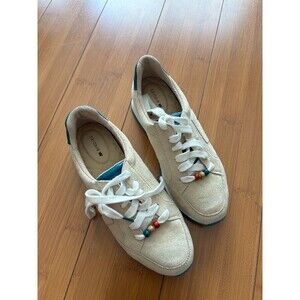 Birdies The Roadrunner Biscotti Suede Leather Brown Women's 6.5 Sneakers